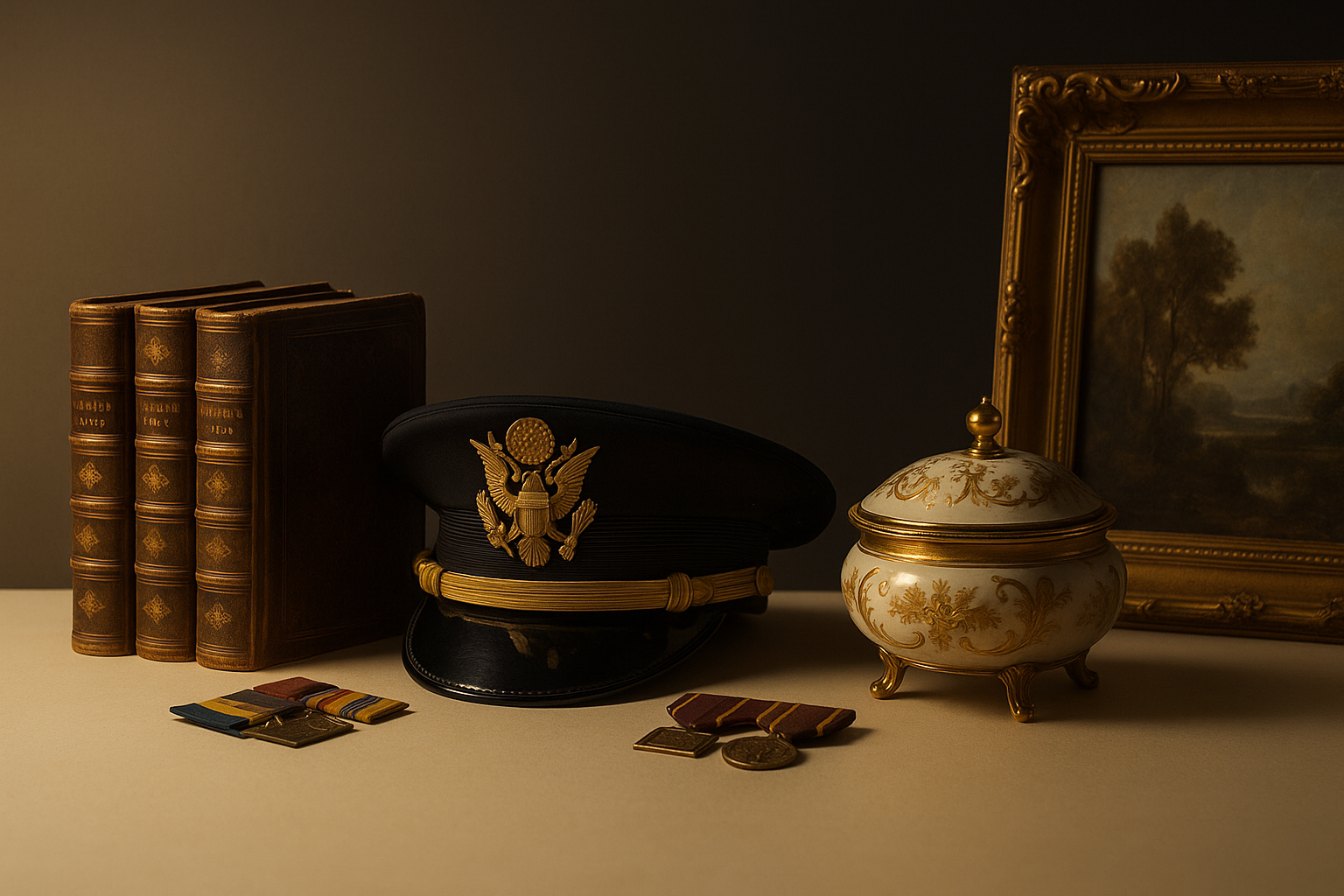 Curated antiques and collectibles